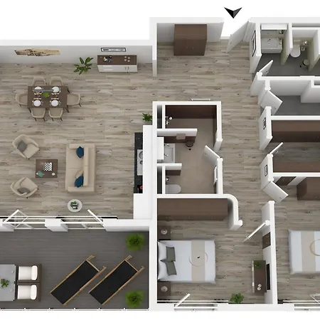 Διαμέρισμα Boddendeck 5-sterne Im Yachtclub-stil *